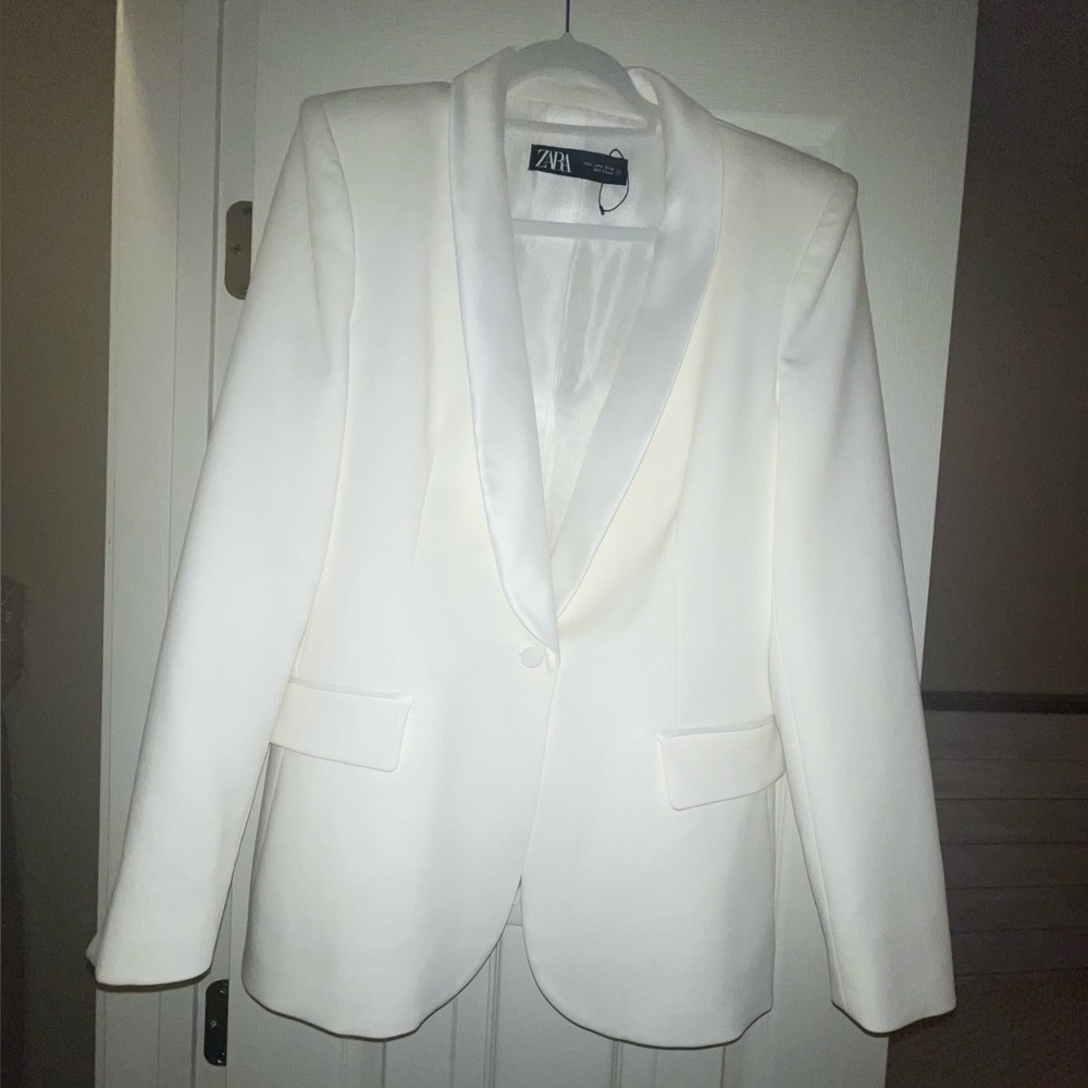 Satin Effect Blazer